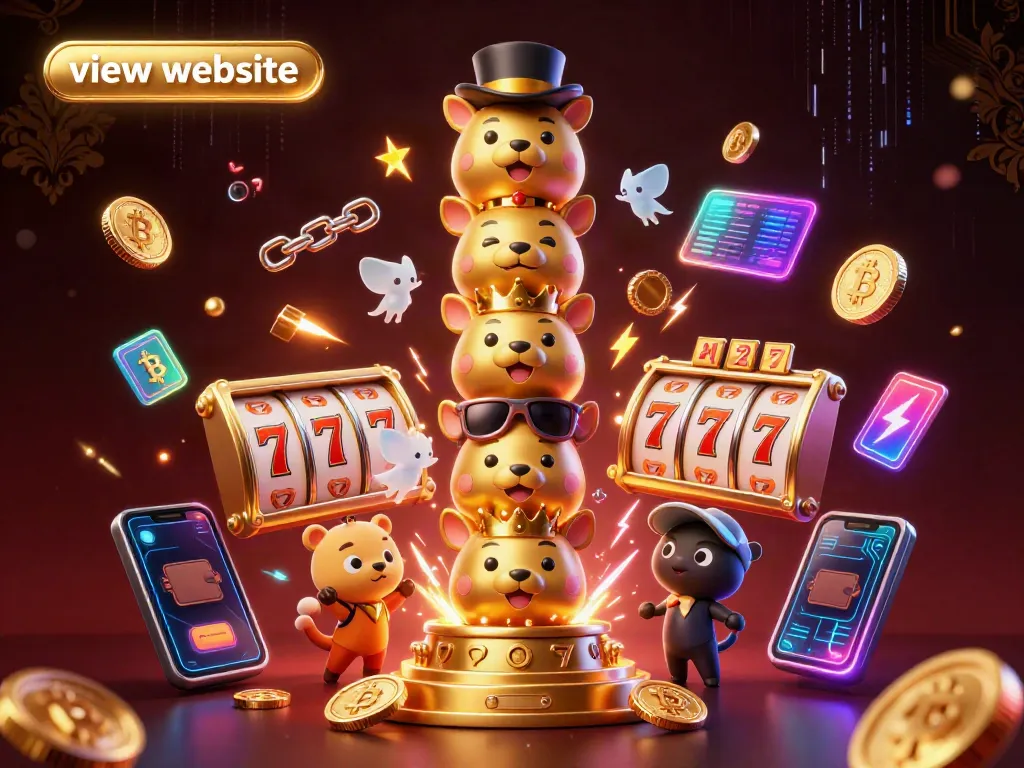 Experience the thrill of the casino as you view website graphics featuring vibrant gaming elements.