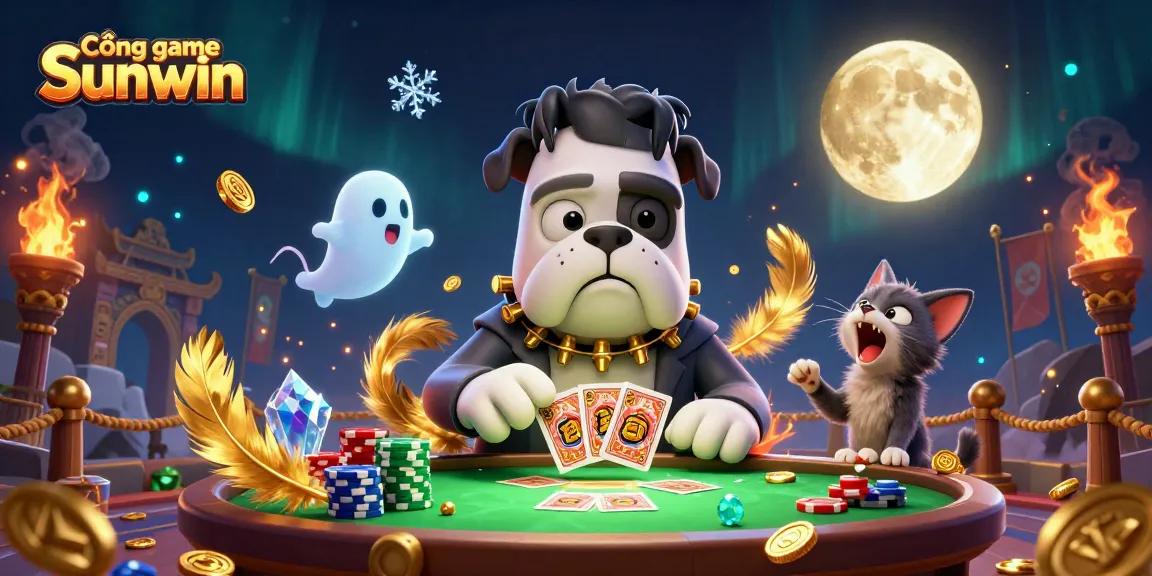Engage in thrilling card games at Cổng game Sunwin with monster dealers and fun elements.