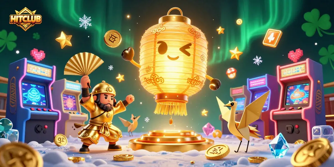 Experience HITCLUB's vibrant gaming atmosphere with our golden lantern spirit capturing exciting moments.