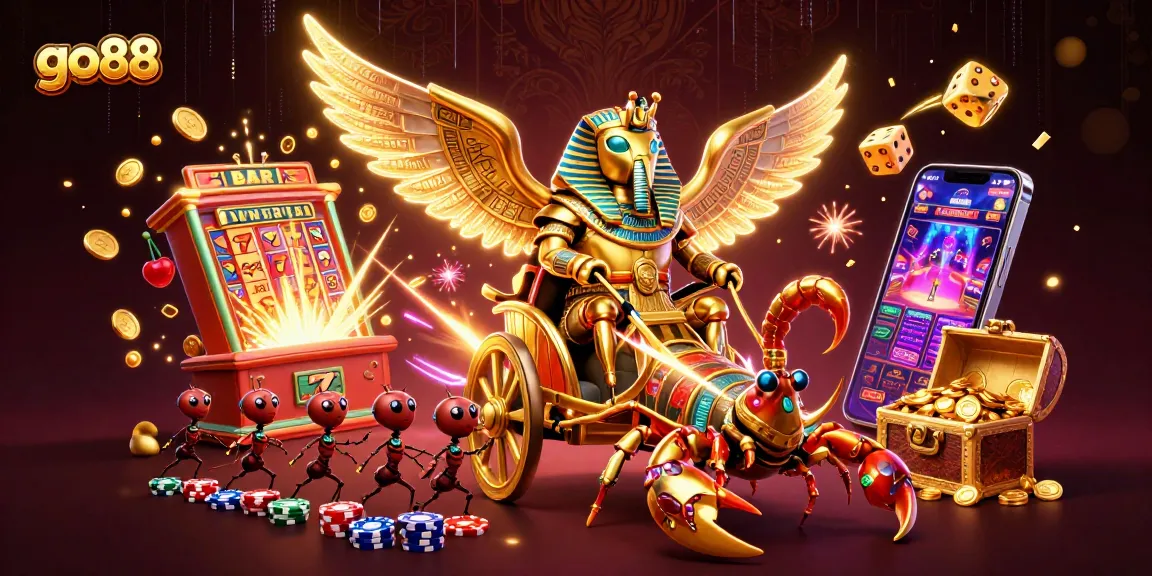 Spin the reels at go88 for stunning jackpots while encountering vibrant casino elements.